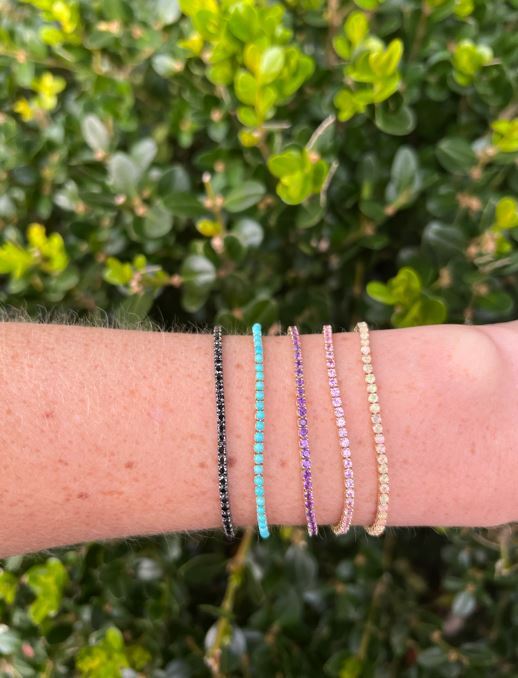 Pink Sapphire Tennis&nbsp;Bracelet